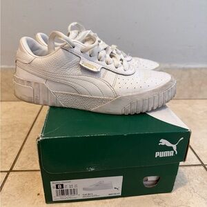 Puma Classic White Leather Sneakers